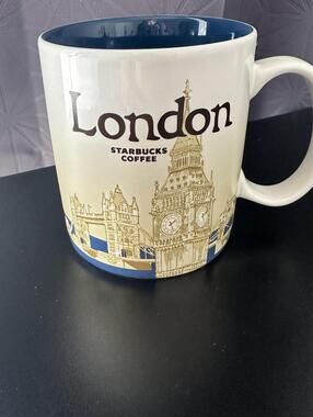 Starbucks London Coffee MUG 2014 Global Icon Collectors Series Big Ben 16 Oz.